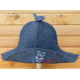 Women's sauna hat Bunny, gray