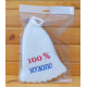 Шапка для сауни 100% мужик біла Шапка для сауни 100% мужик біла