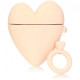 Силіконовий футляр Lucky Heart series для навушників AirPods 1/2 + кільце Рожевий Силіконовий футляр Lucky Heart series для навушників AirPods 1/2 + кільце Рожевий