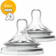 Philips Avent Natural silicone nipple 3 holes 6+ months 2 pcs (SCF044/27) (8710103874027) Philips Avent Natural silicone nipple 3 holes 6+ months 2 pcs (SCF044/27) (8710103874027)