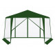 Pavilion garden tent-awning Pawilon 6 - edged with green mosquito net Pavilion garden tent-awning Pawilon 6 - edged with green mosquito net
