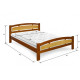 Bed made of natural wood Jersey pine 180x200 apple/alder Stemma Bed made of natural wood Jersey pine 180x200 apple/alder Stemma