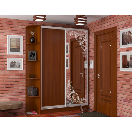 Шкаф купе Гратис двухдверный 180х240х45 см Яблоня Шкаф купе Гратис двухдверный 180х240х45 см Яблоня