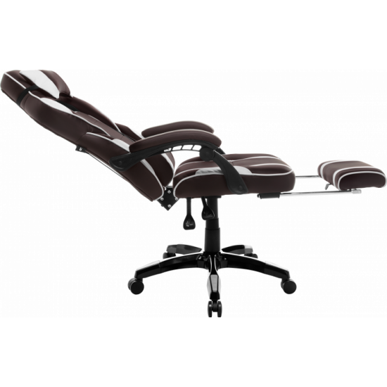 Геймерське крісло GT Racer X-2749-1 Dark Brown/White