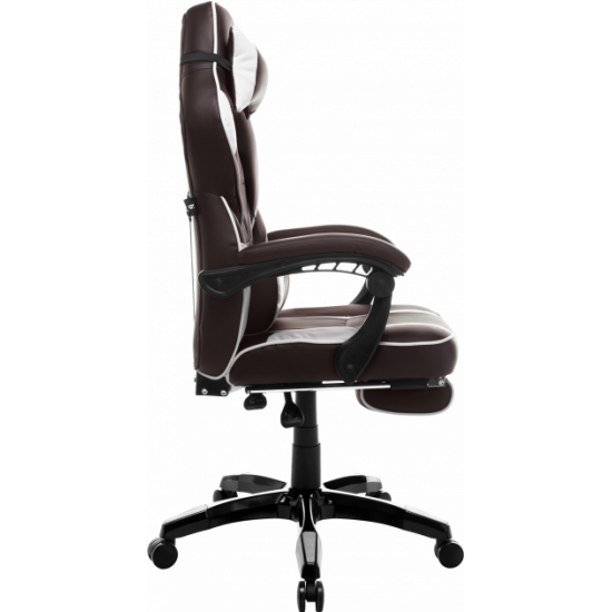 Геймерське крісло GT Racer X-2749-1 Dark Brown/White