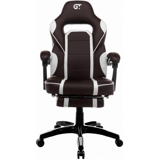 Геймерське крісло GT Racer X-2749-1 Dark Brown/White