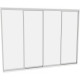Sliding wardrobe HOUSE B406 White Mirror 400x60x220 Sliding wardrobe HOUSE B406 White Mirror 400x60x220