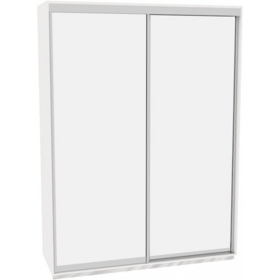 Sliding wardrobe HOUSE Favorit B196 White Mirror 190x60x240 Sliding wardrobe HOUSE Favorit B196 White Mirror 190x60x240