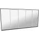 Sliding wardrobe HOUSE N4486 Wenge Mirror 480x60x240 Sliding wardrobe HOUSE N4486 Wenge Mirror 480x60x240