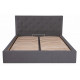 Кровать Bristol Standart 120 х 190 см Мисти Dark Grey Темно-серая Кровать Bristol Standart 120 х 190 см Мисти Dark Grey Темно-серая