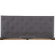 Кровать Bristol Standart 120 х 190 см Мисти Dark Grey Темно-серая Кровать Bristol Standart 120 х 190 см Мисти Dark Grey Темно-серая