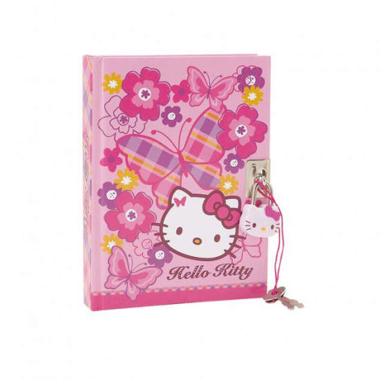 Блокнот на замку Hello Kitty Sanrio Рожевий 881780790608 Блокнот на замку Hello Kitty Sanrio Рожевий 881780790608