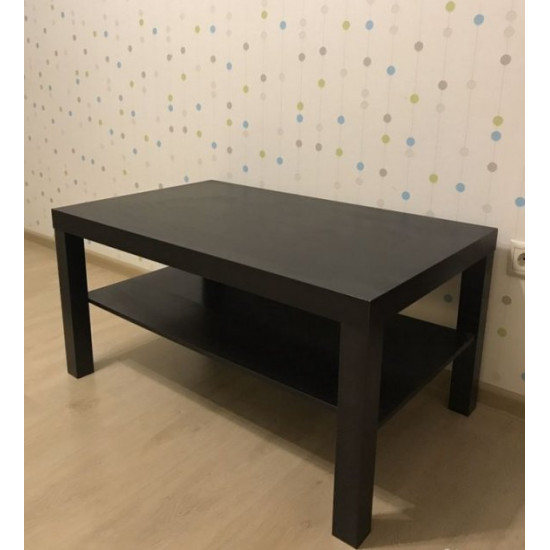 Журнальний столик LACK 90х55 см IKEA 401.042.94 чорний/коричневий Журнальний столик LACK 90х55 см IKEA 401.042.94 чорний/коричневий