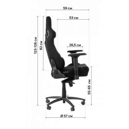 Крісло для геймерів GT Racer X-0712 Shadow Blue Крісло для геймерів GT Racer X-0712 Shadow Blue