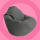 Armchair bag Pear Oval Softly Wide S 100x80 Gray Oxford 600 D PU Armchair bag Pear Oval Softly Wide S 100x80 Gray Oxford 600 D PU