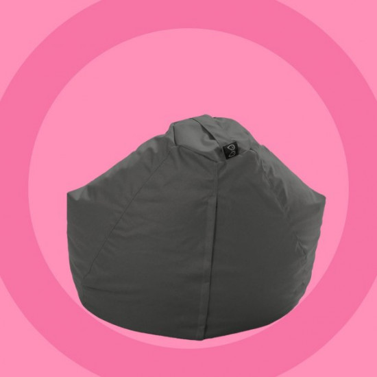 Armchair bag Pear Oval Softly Wide S 100x80 Gray Oxford 600 D PU Armchair bag Pear Oval Softly Wide S 100x80 Gray Oxford 600 D PU