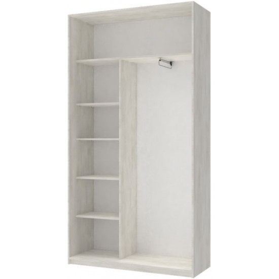 Шкаф купе Сити Лайт Doros Белое дерево 2 Зеркала 120х45х225 см (44900069) Шкаф купе Сити Лайт Doros Белое дерево 2 Зеркала 120х45х225 см (44900069)