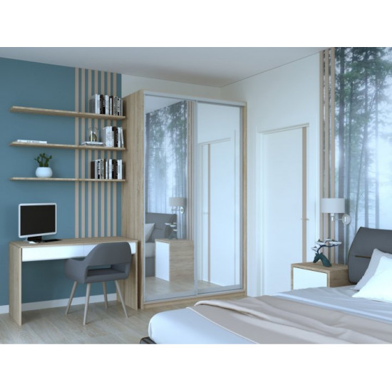Шкаф купе Сити 24 Doros Дуб сонома 2 Зеркала 140х60х240 см (42002073) Шкаф купе Сити 24 Doros Дуб сонома 2 Зеркала 140х60х240 см (42002073)