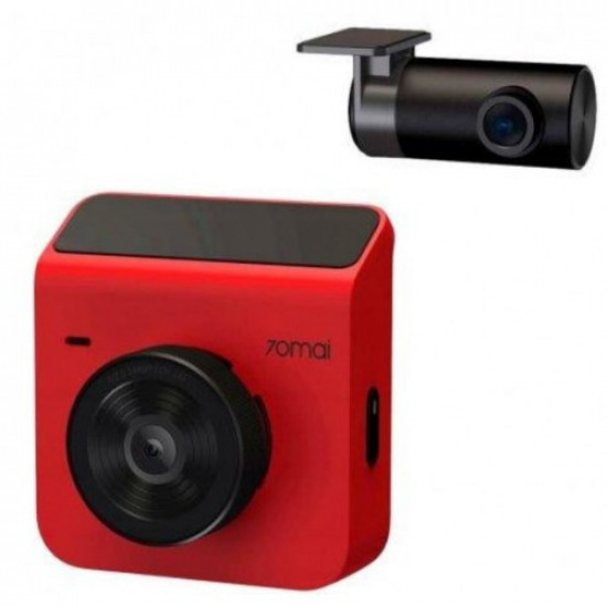 Автомобильный видеорегистратор 70mai Dash Cam A400 красный + задняя камера RC09 Set Автомобильный видеорегистратор 70mai Dash Cam A400 красный + задняя камера RC09 Set