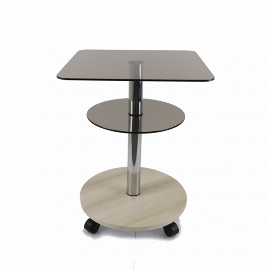 Стіл журнальний Commus Bravo Light 400 Kv6 bronza-pepel-chr50 Стіл журнальний Commus Bravo Light 400 Kv6 bronza-pepel-chr50