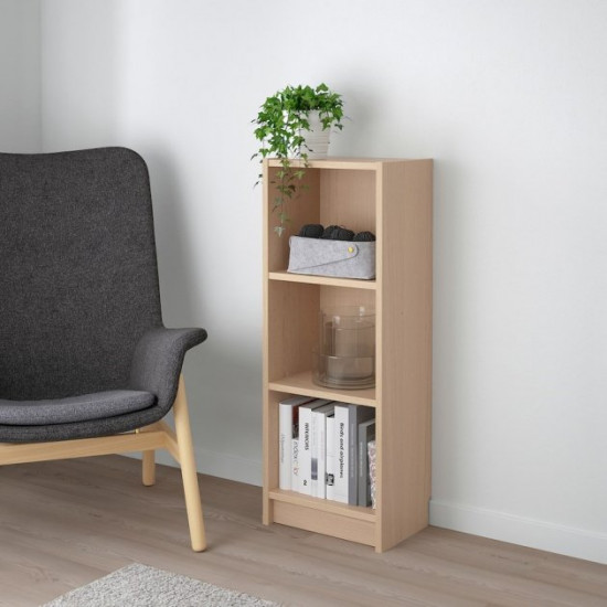 Книжкова шафа IKEA BILLY 40x28x106 см білений дубовий шпон (504.042.06) Книжкова шафа IKEA BILLY 40x28x106 см білений дубовий шпон (504.042.06)