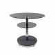 Стіл журнальний овальний Commus Bravo Light 425 O gray-gray-chr60 Стіл журнальний овальний Commus Bravo Light 425 O gray-gray-chr60