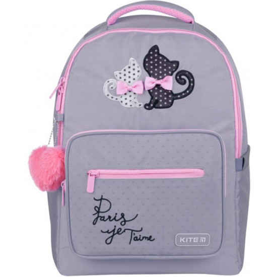 Рюкзак школьный Kite для девочки 38x27x13 см 14 л котики (K22-770M-1) Рюкзак школьный Kite для девочки 38x27x13 см 14 л котики (K22-770M-1)