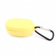 Силиконовый чехол с карабином для наушников Xiaomi AirDots 3 Yellow Желтый Силиконовый чехол с карабином для наушников Xiaomi AirDots 3 Yellow Желтый