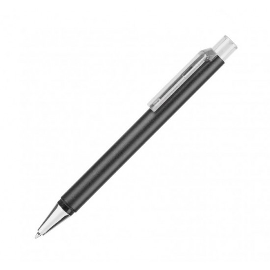 Automatic metal ballpoint pen with blue ink Lviv Black Automatic metal ballpoint pen with blue ink Lviv Black
