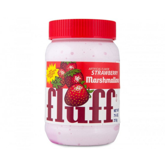 Жидкий маршмэллоу Marshmallow Fluff Клубничный не содержит глютена 213 г Жидкий маршмэллоу Marshmallow Fluff Клубничный не содержит глютена 213 г