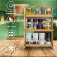 Three-tier wooden table shelf 39x27x13cm Color Natural wood Three-tier wooden table shelf 39x27x13cm Color Natural wood