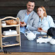 Three-tier wooden table shelf 39x27x13cm Color Natural wood Three-tier wooden table shelf 39x27x13cm Color Natural wood