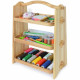 Three-tier wooden table shelf 39x27x13cm Color Natural wood Three-tier wooden table shelf 39x27x13cm Color Natural wood
