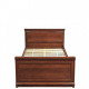 Кровать Соната 90*200 /1070х2100х840 из ДСП цвет каштан Gerbor Holding Кровать Соната 90*200 /1070х2100х840 из ДСП цвет каштан Gerbor Holding
