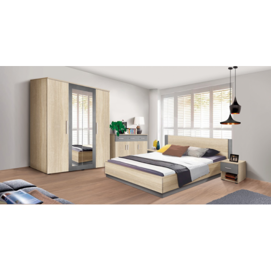 Кровать двуспальная 160х200 см с рамкой из ДСП Франческа Modern Кровать двуспальная 160х200 см с рамкой из ДСП Франческа Modern
