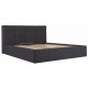 Кровать Manchester Standart 120 х 190 см Мисти Dark Grey Темно-серая Кровать Manchester Standart 120 х 190 см Мисти Dark Grey Темно-серая