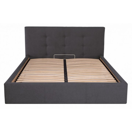 Кровать Manchester Standart 120 х 190 см Мисти Dark Grey Темно-серая Кровать Manchester Standart 120 х 190 см Мисти Dark Grey Темно-серая