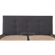 Кровать Manchester Standart 120 х 190 см Мисти Dark Grey Темно-серая Кровать Manchester Standart 120 х 190 см Мисти Dark Grey Темно-серая