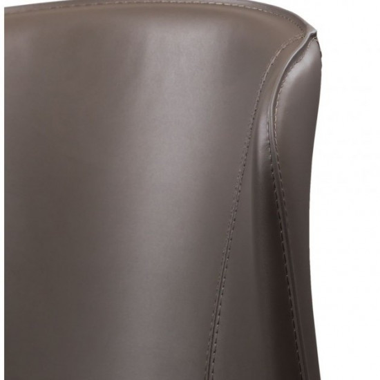 Chair for kitchen, cafe, bar, restaurant Arthur metal black/leather ash gray Concepto Chair for kitchen, cafe, bar, restaurant Arthur metal black/leather ash gray Concepto