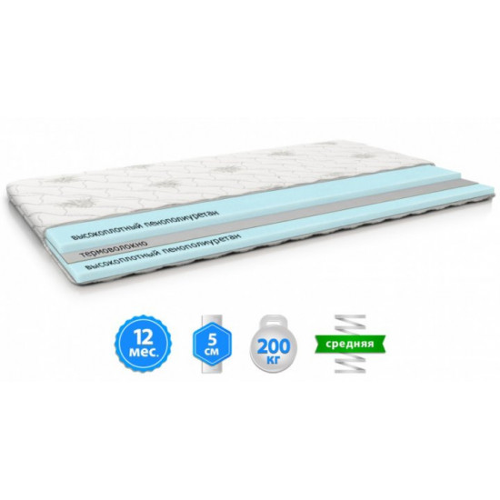 Матрас ортопедический Matroluxe Topper FUTON 3 100x100 см Матрас ортопедический Matroluxe Topper FUTON 3 100x100 см