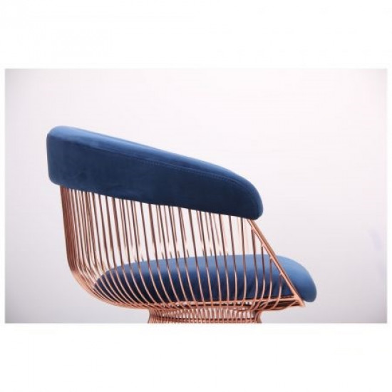 Кресло Roller, rose gold, royal blue AMF Кресло Roller, rose gold, royal blue AMF