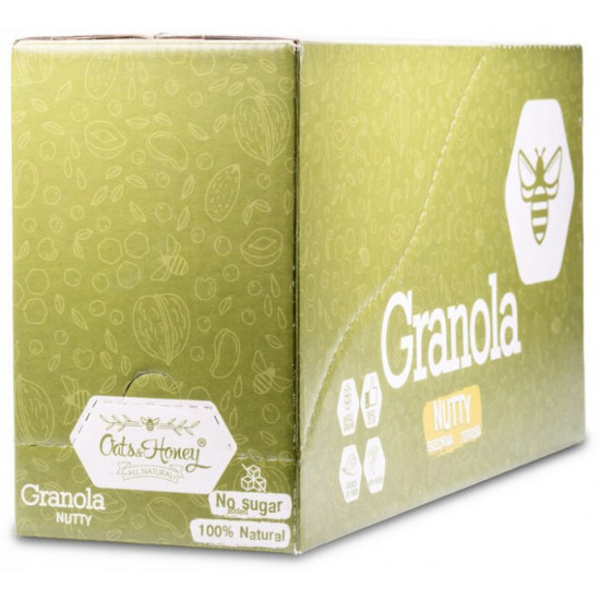 Упаковка гранола Oats & Honey Ореховая 15 шт х 40 г (4820013331498) Упаковка гранола Oats & Honey Ореховая 15 шт х 40 г (4820013331498)