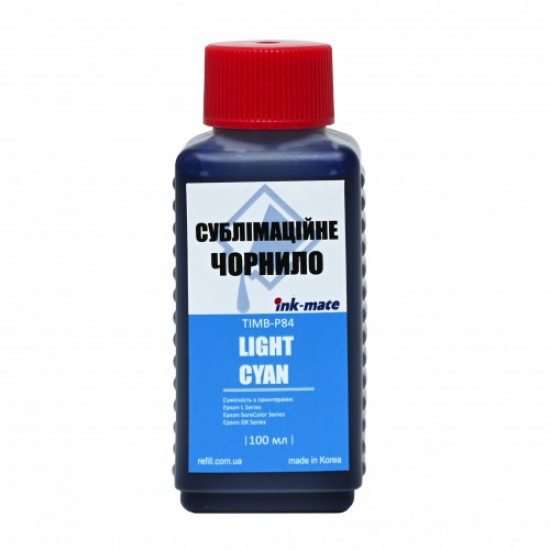 Sublimation Ink-mate Ink-mate for Epson L800 100 ml Light Cyan Sublimation Ink-mate Ink-mate for Epson L800 100 ml Light Cyan