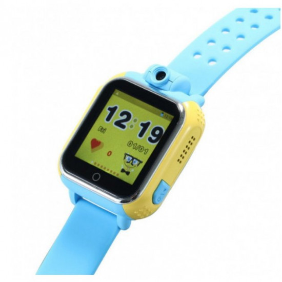 Детские умные GPS часы с Камерой Smart Baby Watch Q200 Синие Детские умные GPS часы с Камерой Smart Baby Watch Q200 Синие