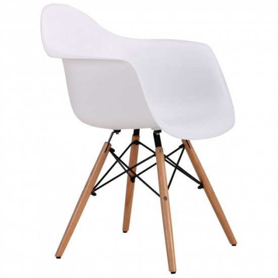 Кресло Salex PL Wood AMF Белый Кресло Salex PL Wood AMF Белый