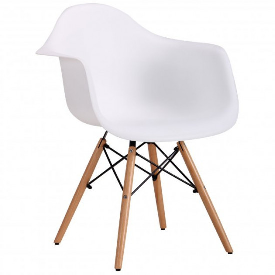Кресло Salex PL Wood AMF Белый Кресло Salex PL Wood AMF Белый