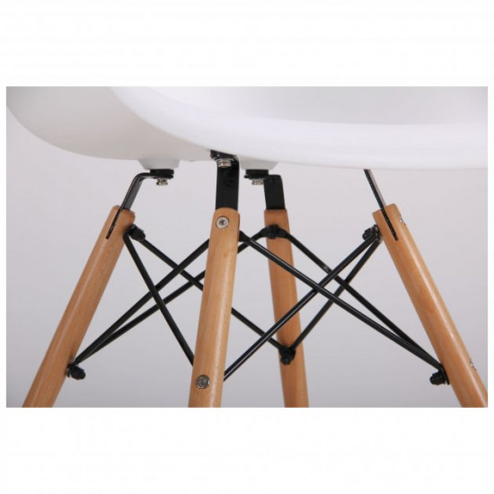 Кресло Salex PL Wood AMF Белый Кресло Salex PL Wood AMF Белый