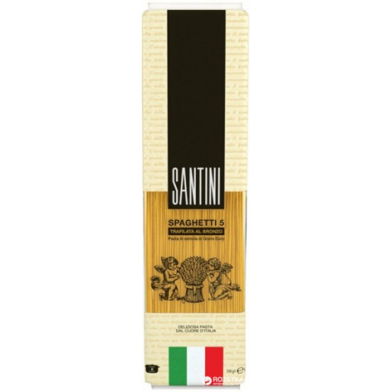 Макароны Santini Spaghetti 5 Спагетти 500 г (8005881000028) Макароны Santini Spaghetti 5 Спагетти 500 г (8005881000028)