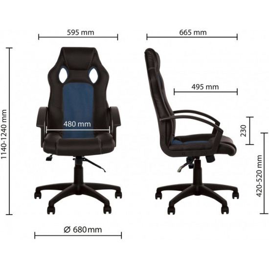 Крісло Nowy Styl Sprint ordf Anyfix ECO-30/ECO-22 Крісло Nowy Styl Sprint ordf Anyfix ECO-30/ECO-22