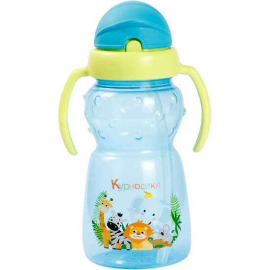 Sippy cup Snubnosiki 7024 with silicone straw and handles 300 ml Blue (8850217870246) Sippy cup Snubnosiki 7024 with silicone straw and handles 300 ml Blue (8850217870246)